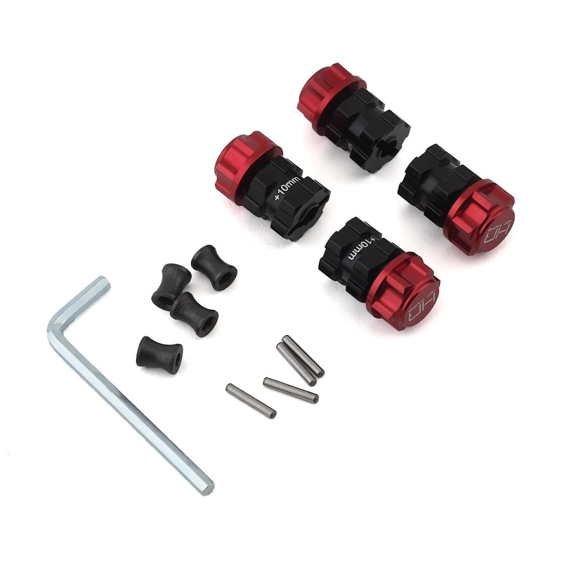 HOT RACING ATF117XT02 Arrma 1/10 4x4 Heavy Duty 10mm Offset 17mm Hubs (4)