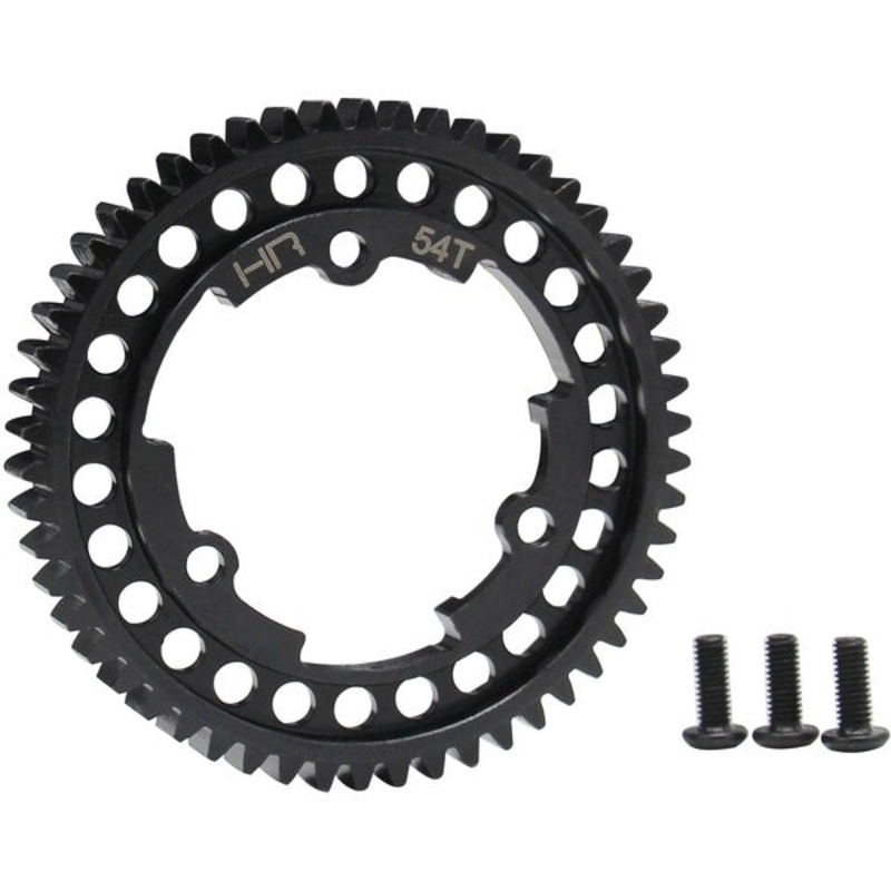 HOT RACING ERVT54M01 Steel Spur Gear, 54 Tooth, Mod 1, for Traxxas E Revo 2, X-Maxx, and XO-1