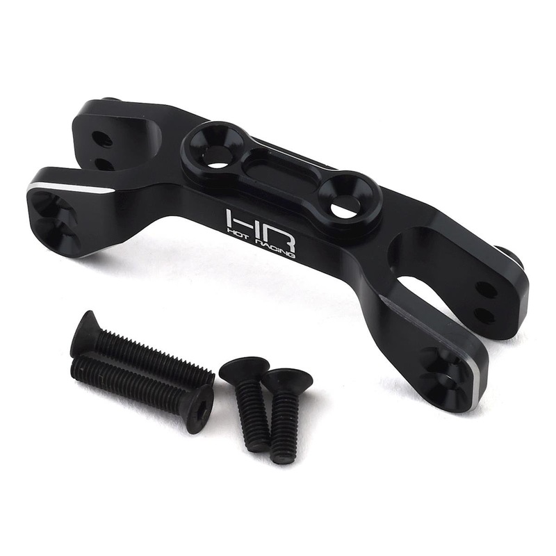 HOT RACING LRR0901 Rock Rey Aluminum Front Camber Link Mount Black