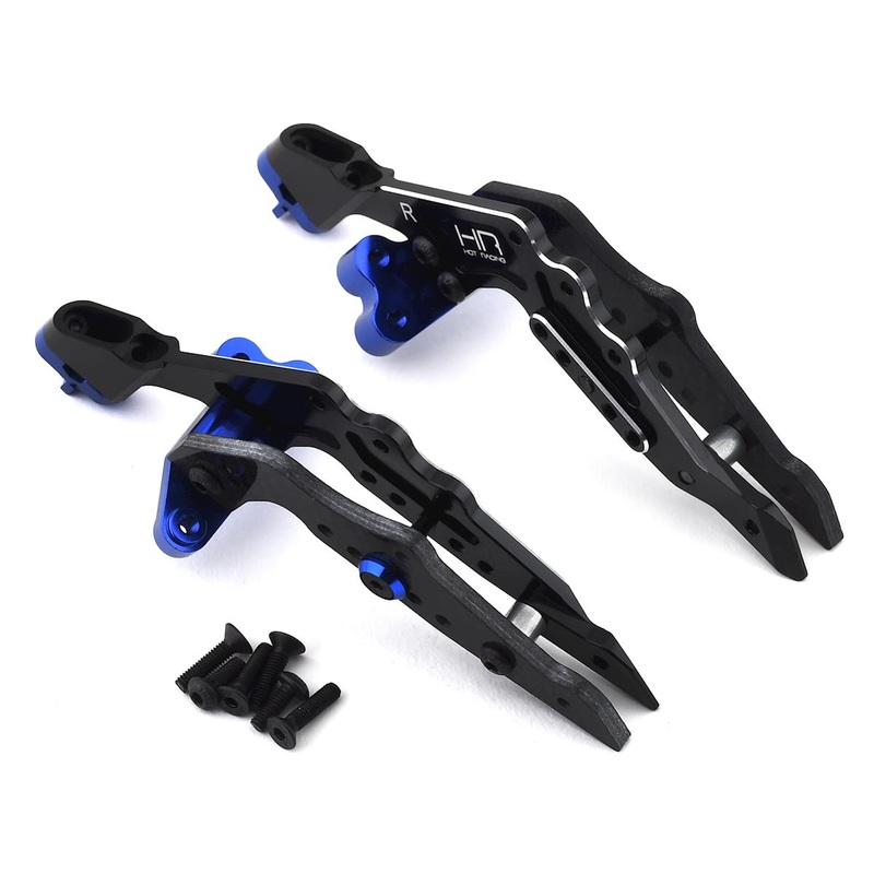 HOT RACING LRR30G06 Losi Baja Rey/Rock Rey Aluminum Rear Shock Tower Set (Black)