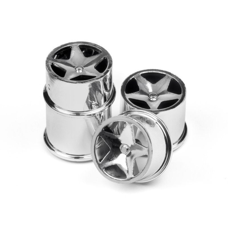 HPI 114279 Super Star Wheel Set Chrome Q32