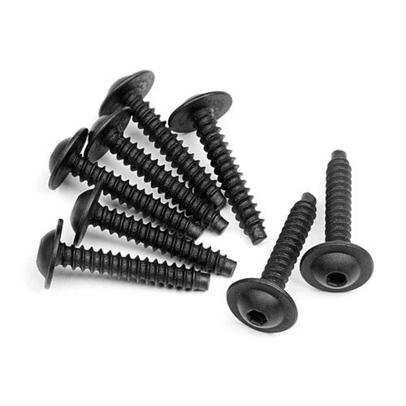HPI 103673 TP Flanged Screw M3x18mm Hex Socket