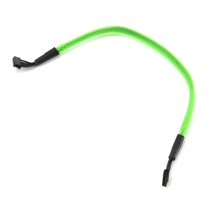 ECOPOWER ECP-8015 Braided Brushless Motor Sensor Cable Flo Green 200mm