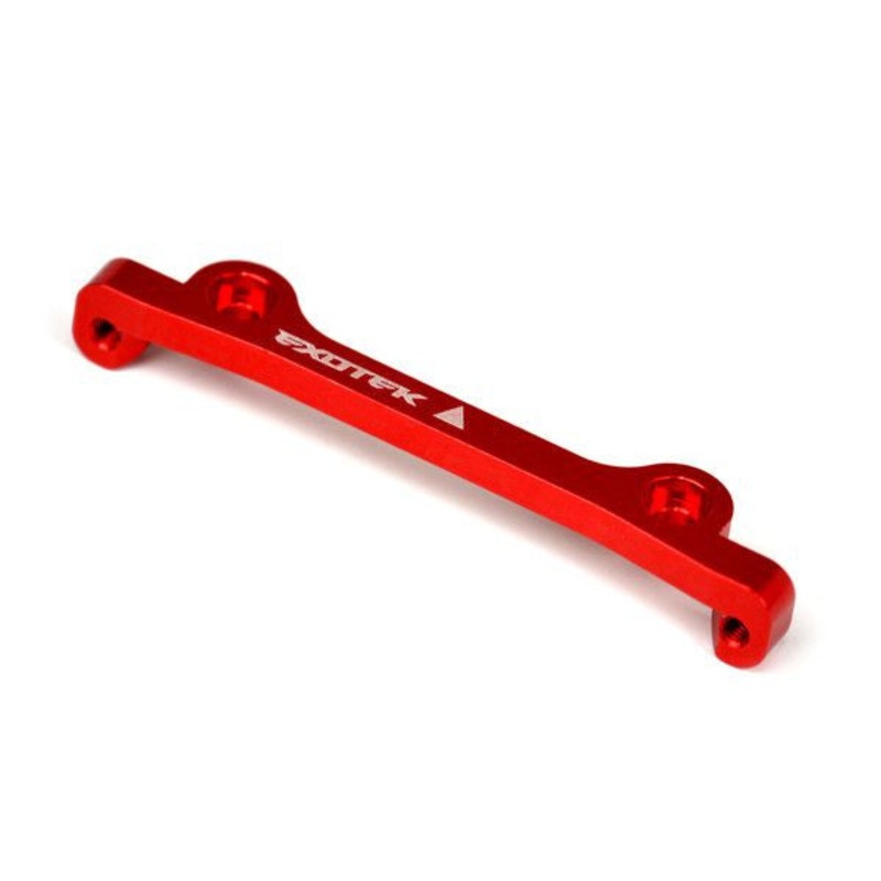EXOTEK 1468 Mini 8ight Truggy Steering Rack Alloy Red