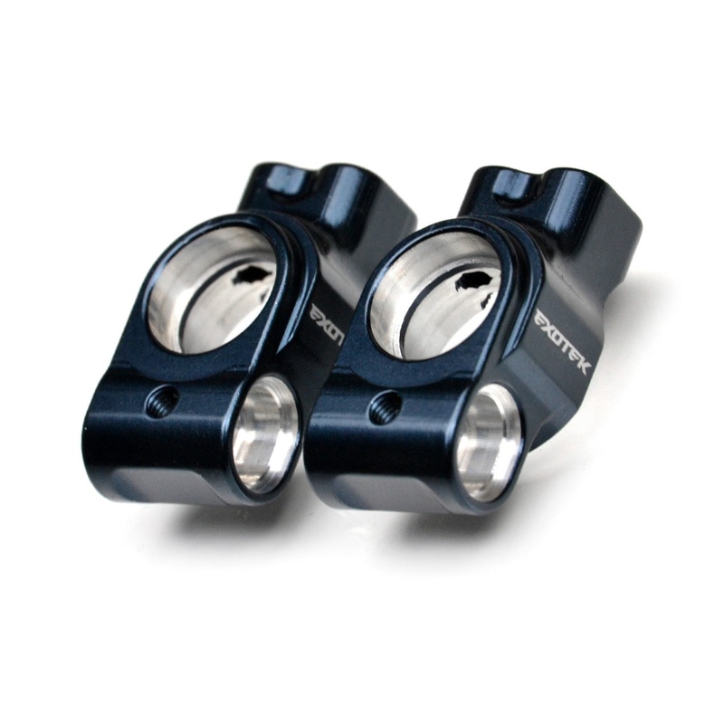 EXOTEK 2023 EB410.2 Heavy Duty Rear Hub Set, 7075 Aluminum