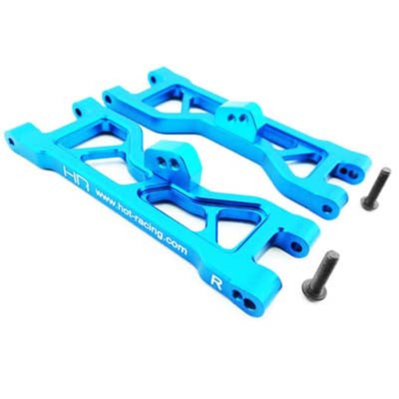 HOT RACING ECT5506 Aluminum Front Suspension Arm Set (blue) - ECX 2WD