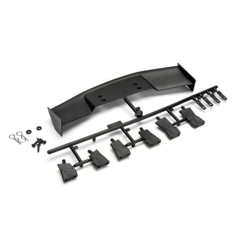 HPI 85288 GT Wing Set Type D/10th Scale/Black