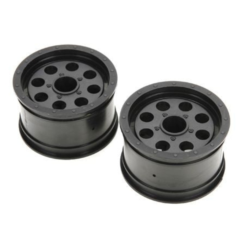 ECX ECX43007 Front Rear Wheel Black 1/10 2wd/4wd Ruckus