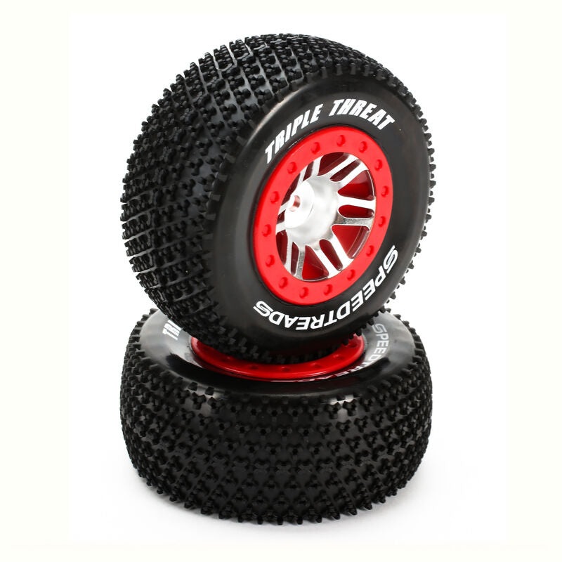 DURATRAX DTXC2950 SpeedTreads Triple Threat SC Front Rear Mounted
