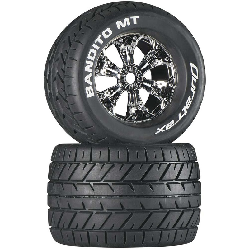 DURATRAX DTXC3575 Bandito MT 3.8" Mounted Chrome (2)