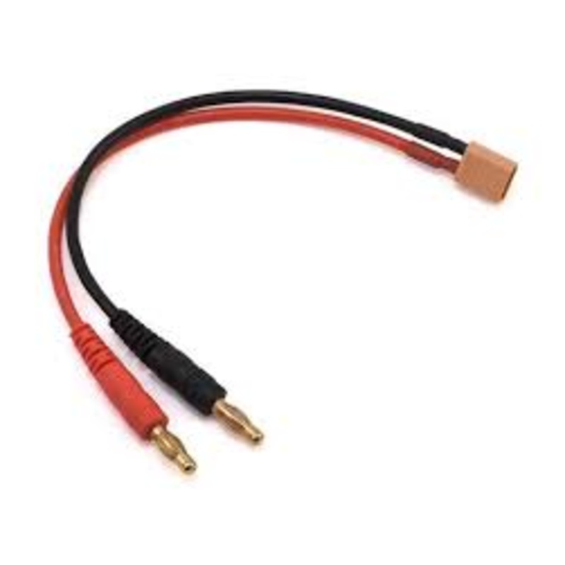 PROTEK PTK-5343 XT30 Charge Lead (Male XT30 to 4mm Banana Plugs) (6" / 15.24cm)