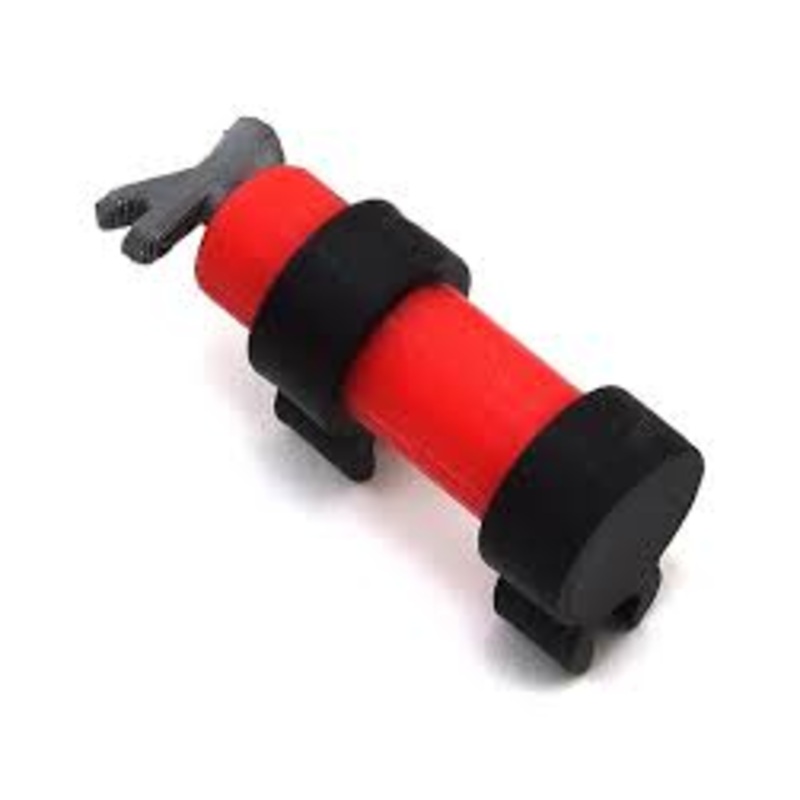 SCALE BY CHRIS SBC014FC Fire Extinguisher w/ 3/16" Round Bar Clamp