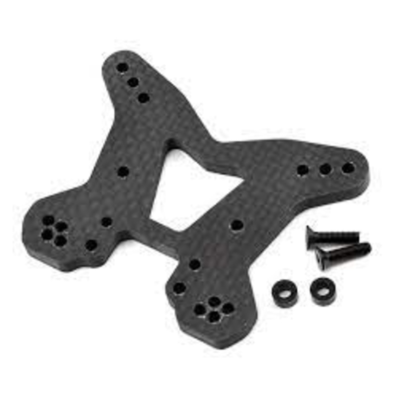 EXOTEK 1680 22-4 2.0/1.0 HD Carbon Fiber Front Shock Tower, 5mm