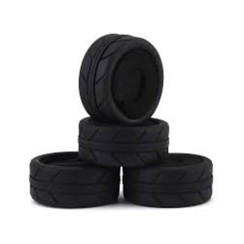FIREBRAND FBR1TIRAUTO41 Autobahn RT On-Road Race Treads Tires w/Foams (4)