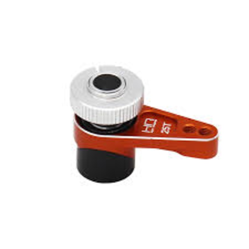 HOT RACING RBA48SH25 Aluminum Clamping Nut 25T Servo Saver: 1/10 Ryft