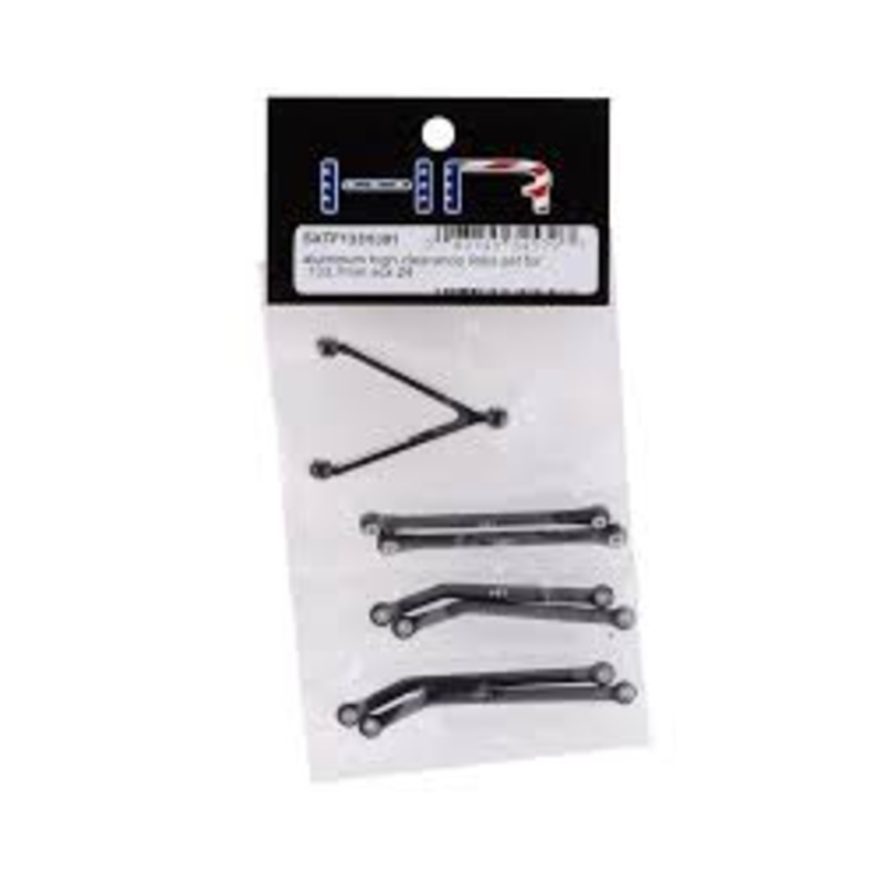 HOT RACING SXTF133HJ01 Axial SCX24 Aluminum High Clearance LWB Link Set (133.7mm)