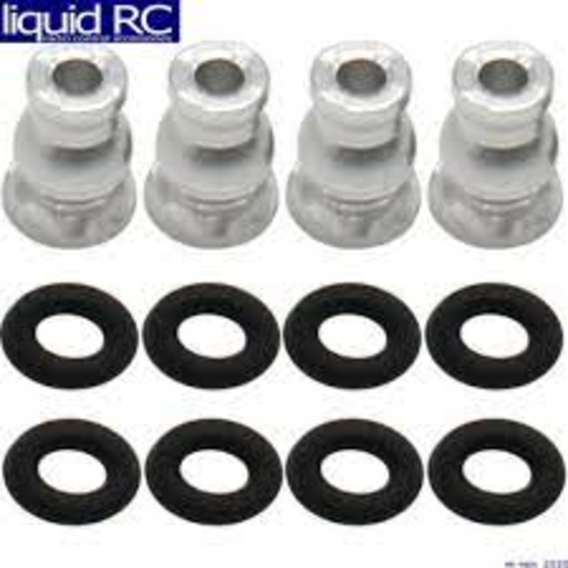 HOT RACING SXTF160R Axial SCX24 Shock Mount Balls & O-Rings