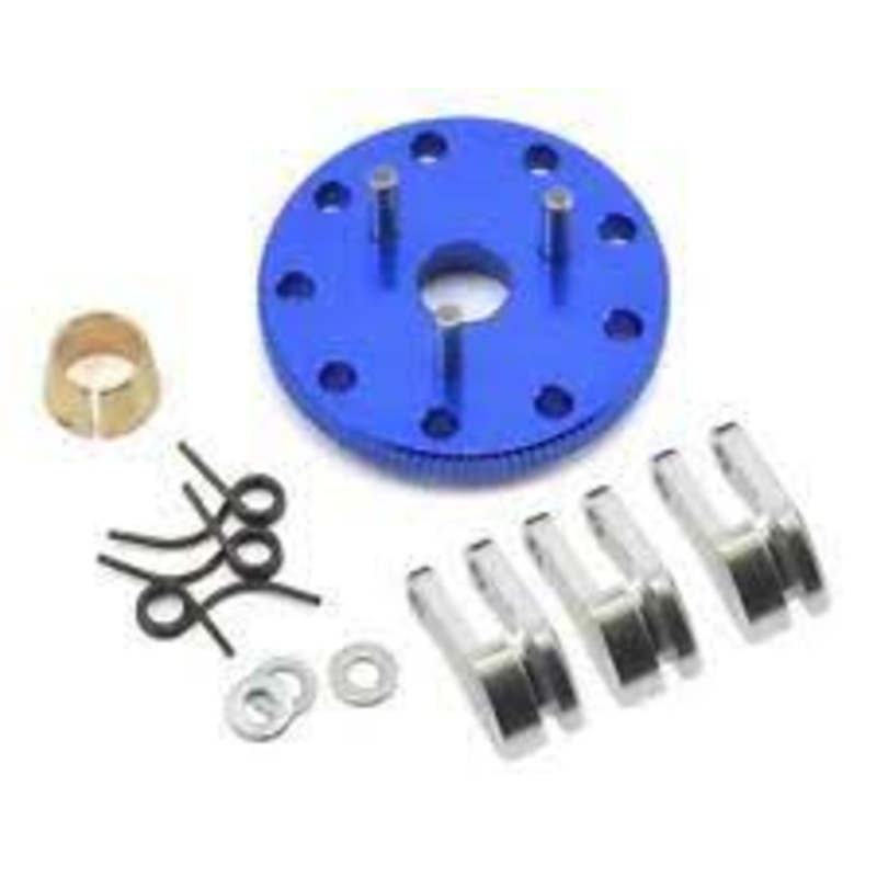 HOT RACING TRX100S306 Traxxas Light Weight 3-Shoe Clutch & Flywheel Kit (Blue)