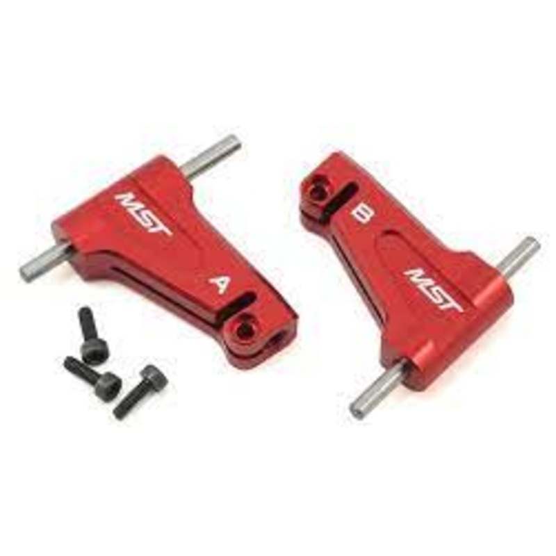 MST 210575R RMX 2.0 Aluminum Upper Arm Set (Red)
