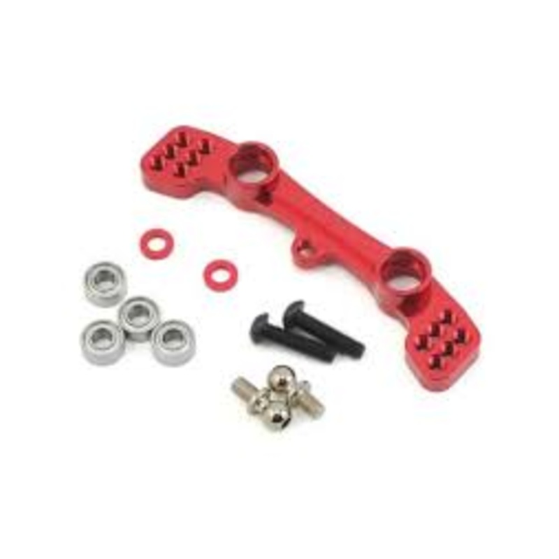 MST 210590R RMX 2.0 Aluminum Steering Joint Plate (Red)