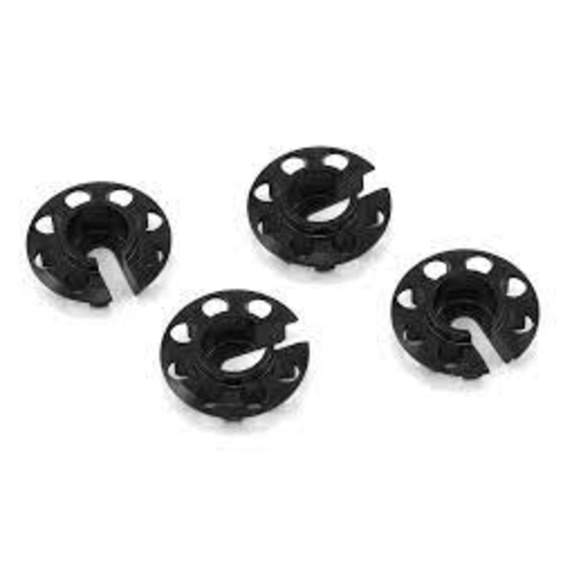 MST 820046BK Aluminum Damper Spring Retainer (Black) (4) (Lower Type)