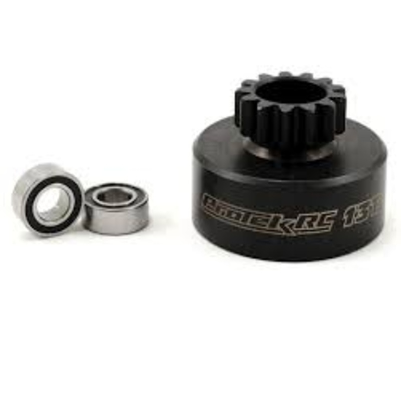 PROTEK PTK-7000 Hardened Clutch Bell w/Bearings (13T) (Kyosho/AE 3-Shoe)
