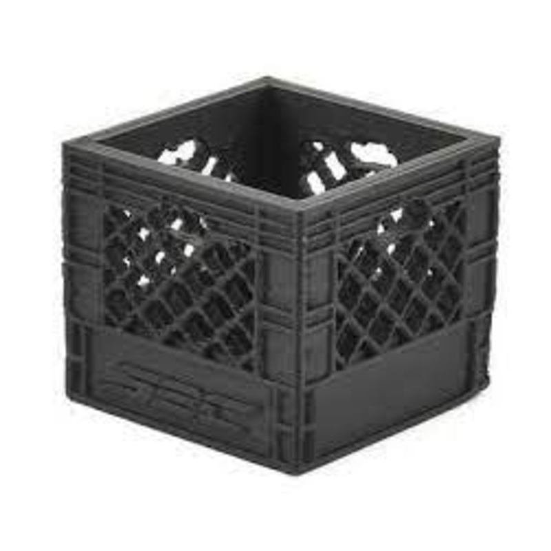 SCALE BY CHRIS SBC026MB Medium Milk Crate (Black)