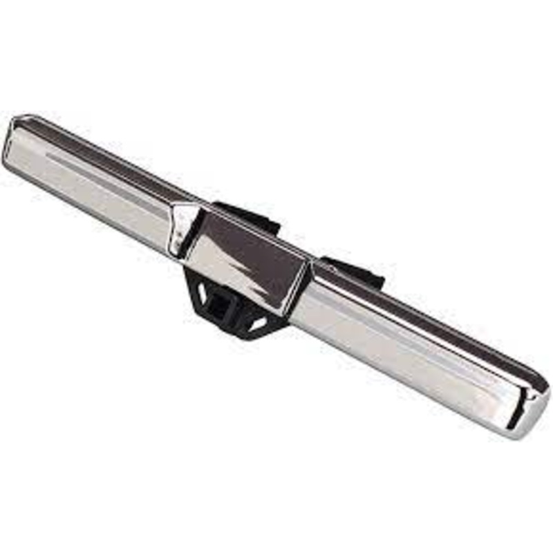 TRAXXAS 8068 Bumper, rear (chrome)/ bumper mount/ 3x10 BCS (2)