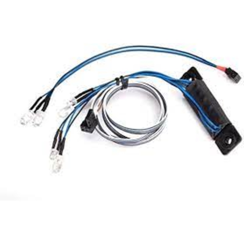 TRAXXAS 8084 LED headlight / tail light kit fits 8111 or 8112 body, requires 8028 power supply
