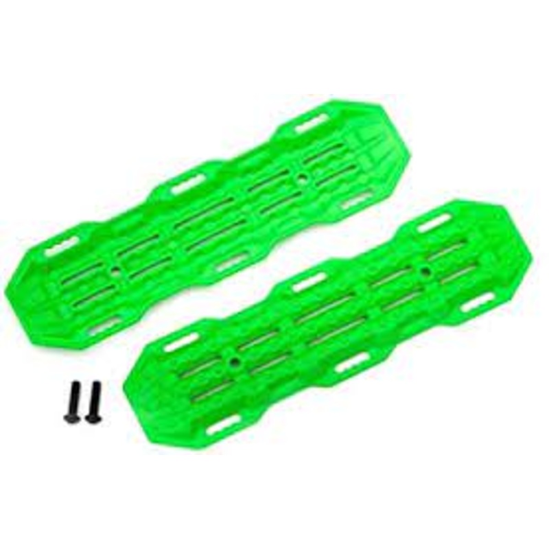 TRAXXAS 8121G Traction boards, green/ mounting hardware