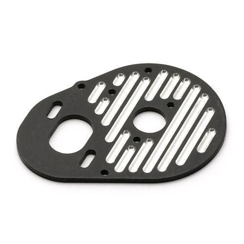 ASSOCIATED 1778 Milled Motor Plate Black B4/T4/SC10 2WD/B4.1 *DISC*