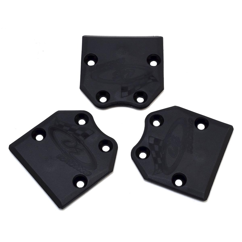 DE RACING DER-410-T XD Rear Skid Plates for Tekno RC EB48.4 / NB48.4