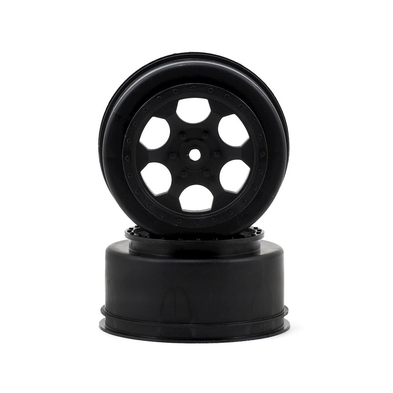 DE RACING DER-SCT-10B Trinidad SC Wheels Losi TEN-SCTE/22SCT Black