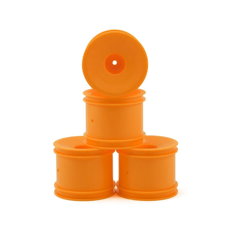 DE RACING DER-SS4-AO Speedline ST Wheels for ASC T5M T6.1 / Tekno ET410 / Orange / 4pcs