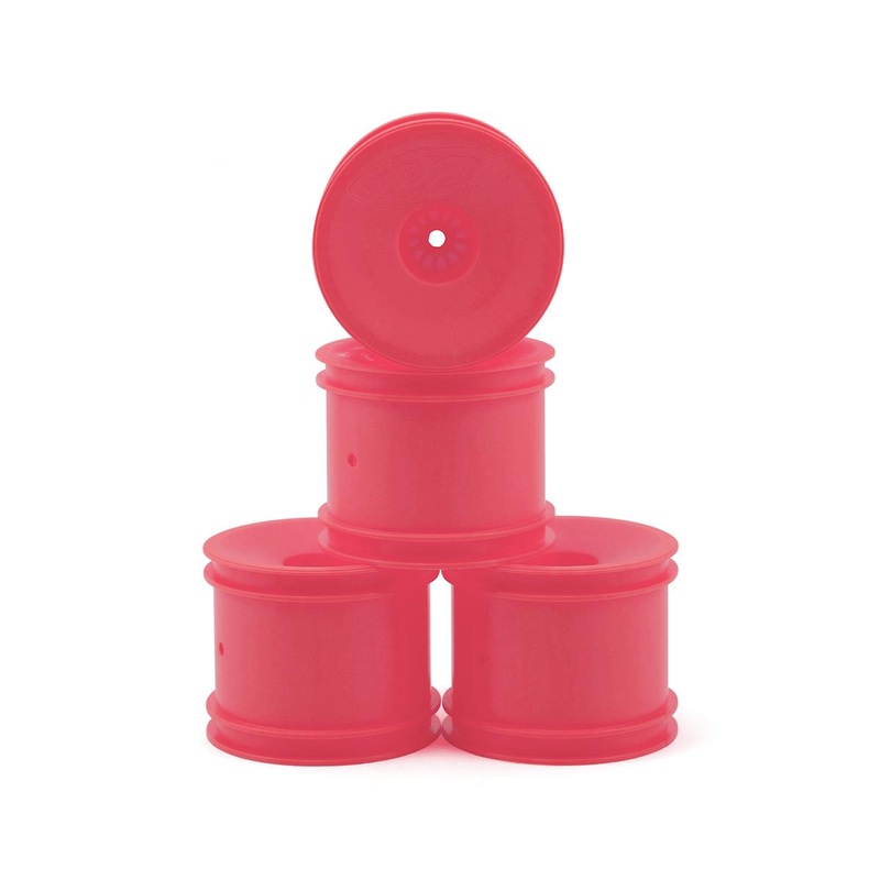 DE RACING DER-SS4-AP Speedline ST Wheels for ASC T5M T6.1 / Tekno ET410 / Pink / 4pcs
