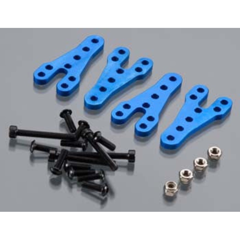 INTEGY C24949BLUE Lower Shock Mount Lift Kit SCX-10 Off-Road