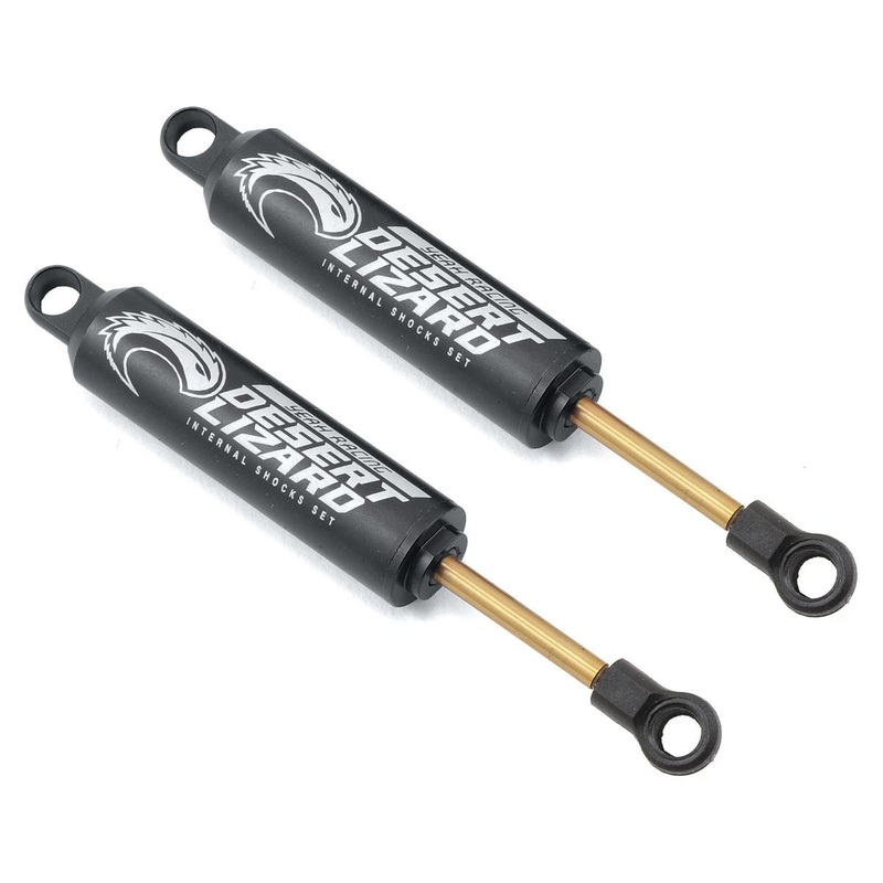 YEAH RACING DDL-090BK 90mm Desert Lizard Two Stage Internal Spring Shock BLACK