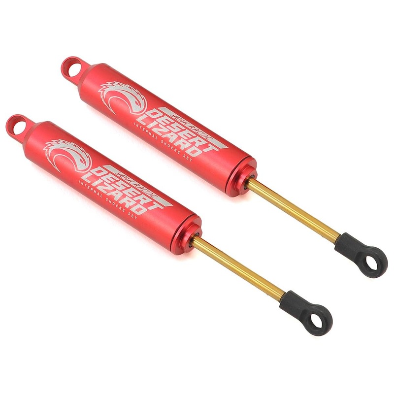 YEAH RACING DDL-110RD 110mm Desert Lizard Two Stage Internal Spring Shock Red