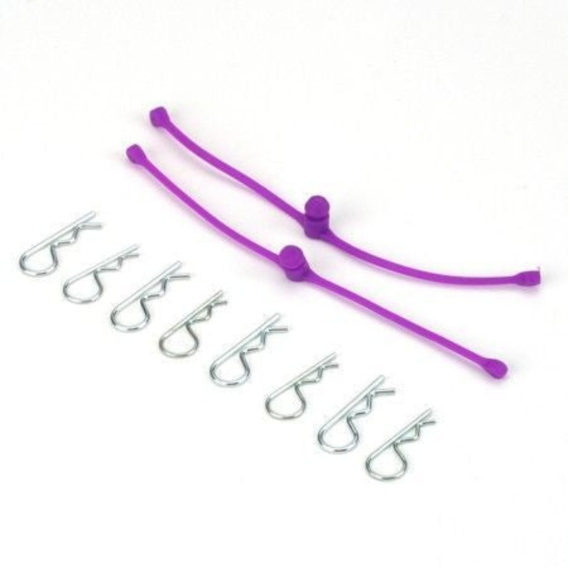 DUBRO 2250 Body Klip Retainers Purple