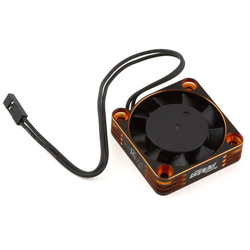 TEAM BROOD TBR-KAZEXLORANGE Kaze XL Aluminum 40mm HV High Speed Cooling Fan (Orange)