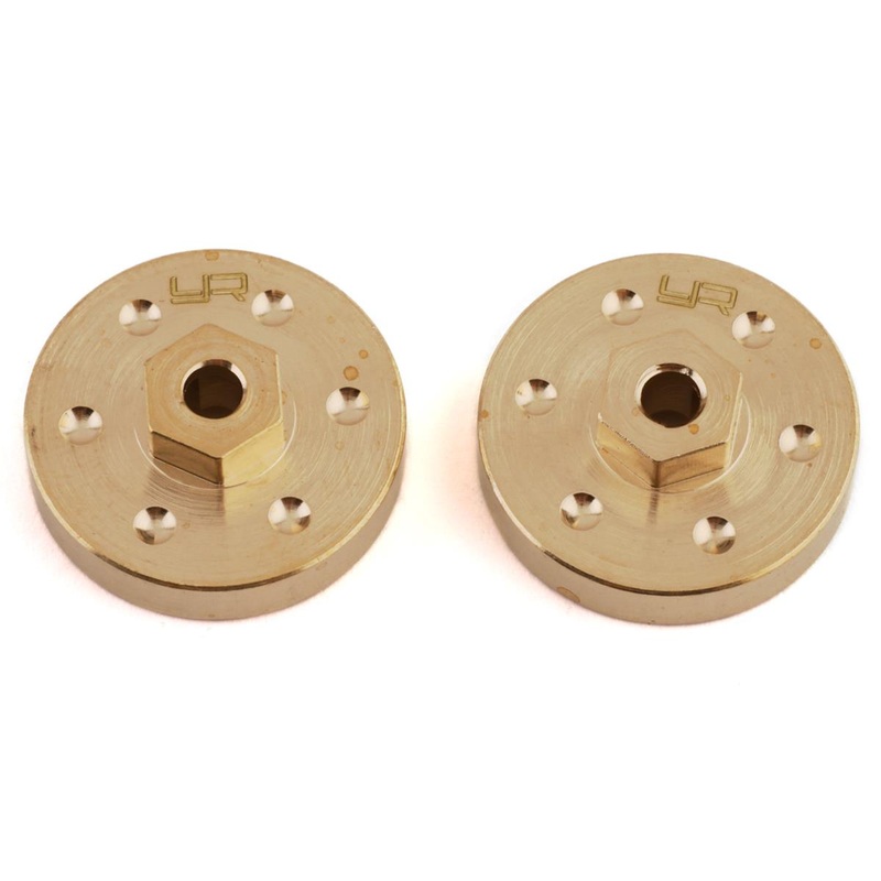 YEAH RACING AXSC-029 SCX24 Brass Wheel Hubs (2)15g
