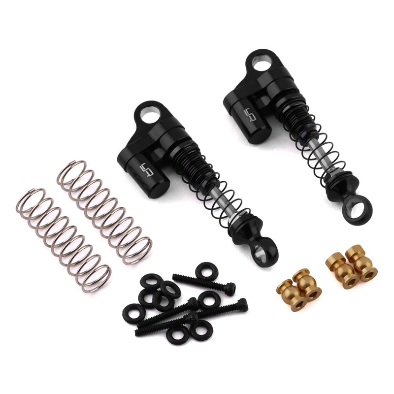 YEAH RACING AXSC-047BK SCX24 Aluminum Shocks Black