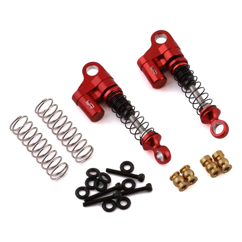YEAH RACING AXSC-047RD SCX24 Aluminum Shock Red
