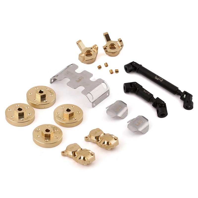 YEAH RACING AXSC-S04 Axial SCX24 Deadbolt Metal Upgrade Parts Set 133.5mm Wheelbase