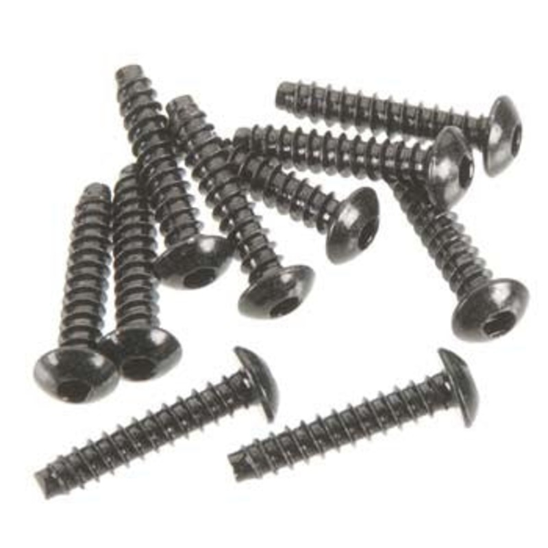 AXIAL AXA0437 Hex Socket Tapping Button Head M3x15mm 3X15 Black (10)