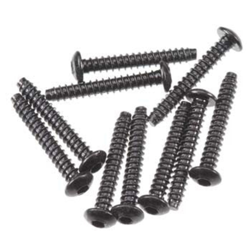 AXIAL AXA0439 Hex Socket Tapping Button Head M3x20mm Black(10)