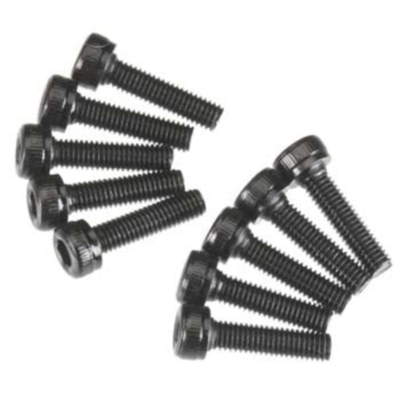 AXIAL AXA086 Cap Head M3x12mm Black Oxide (10)