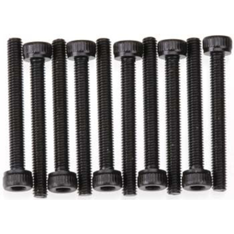 AXIAL AXA089 Cap Head M3x25mm Black Oxide (10)