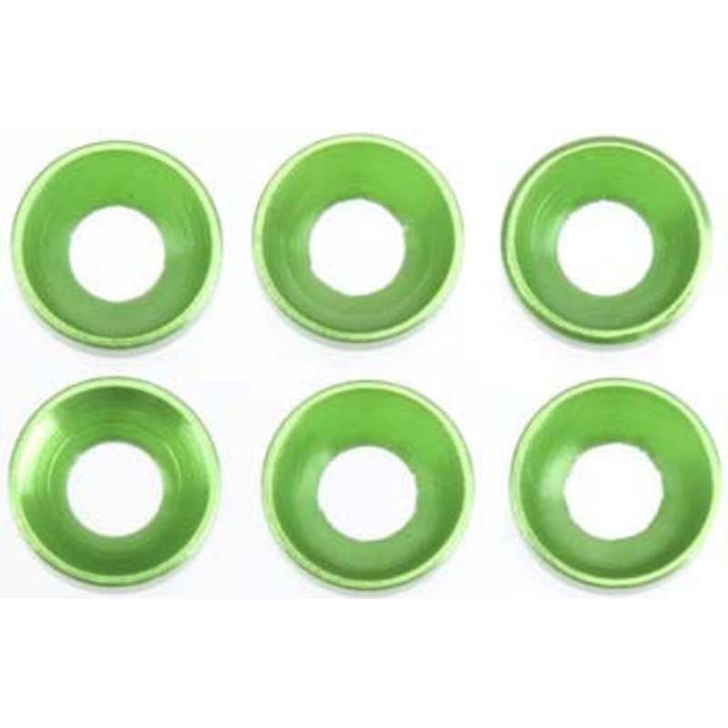 AXIAL AXA1101 Cone Washer 3x6.9x2 Green *DISC