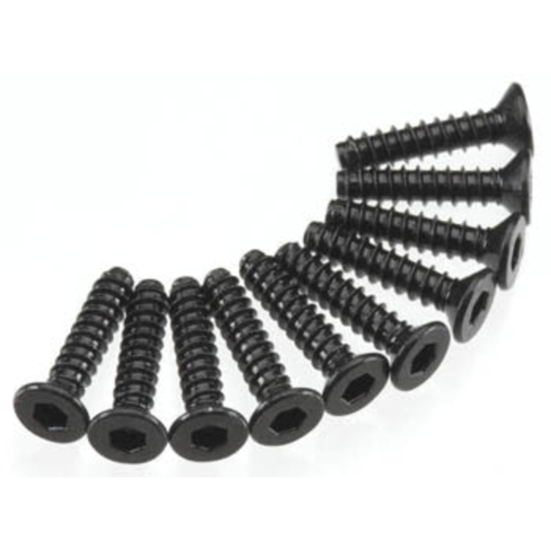 AXIAL AXA1260 Hex Socket Tap Flat Head M2.5x12mm (10)